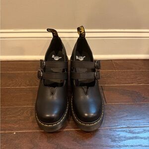 Eviee Sendal Leather Heeled Doc Martens - US Women’s 10